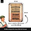 LANOLU Retro Blechschild Mit Männern streiten macht keinen Produktbild-Vorschau 4