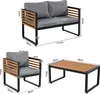Merax Gartenlounge Set 4-tlg. Terassenmöbel mit Produktbild-Vorschau 6