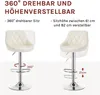 WOLTU 2er Set Barhocker Barstuhl leichte reinige Produktbild-Vorschau 4