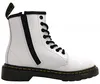 Stivali Dr. Martens Delaney in vernice bianca, taglia 29 Anteprima dell’immagine prodotto 2