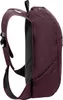 Side view of a burgundy backpack. Produktbild-Vorschau