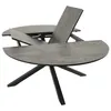 DEGAMO Ausziehtisch LYON 140cm/200x140cm Alu anthrazit + Produktbild-Vorschau 1