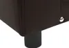 Pohovka pro psy hnědá 81x43x31 cm Plyš a umělá kůže Náhled obrázku produktu 5