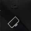 LACOSTE kožená taška cez rameno Chantaco Reporter Bag Noir Náhľad obrázku produktu 10