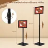 COSTWAY Infoständer A4 2er Set, Informationsständer Produktbild-Vorschau 5