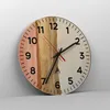 Wanduhr - Rund - Glasuhr - Gold Abstraktion Linien - Produktbild-Vorschau 4