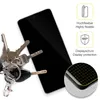 A smartphone screen protector is shown with a set of keys, and marketing graphics highlighting its features. Podgląd zdjęcia produktu