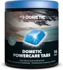 A container of Dometic PowerCare Tabs with a scenic background. Produktbild-Vorschau