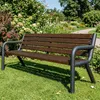 REKORD Viking BIS Palisander Gartenbank 186 cm 3-4 Sitzer Produktbild-Vorschau 3