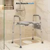 Rialzo per WC COSTWAY, sedile WC rialzato con maniglie, Anteprima dell’immagine prodotto 6