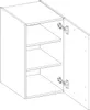Hängeschrank 45 Eiche Artisan Cappuccino Hochglanz Produktbild-Vorschau 2