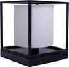 Lampe de table, textile blanc, noir, H 17 cm Voir les images du produit 22