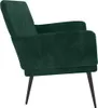 vidaXL Lavica Dark Green 108x79x79 cm Velvet Náhľad obrázku produktu 4