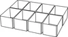 raaco Einteilungsset 8tlg. transparent Breite 55 x Tiefe 79 Produktbild-Vorschau 2