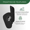 JDP Mini Schienbeinschoner Fußball 10 x 6 cm, Schwarz, Produktbild-Vorschau 4