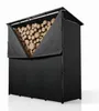 Juskys Kaminholzregal mit Dach 185x70x185 cm, 2,4 m³, Produktbild-Vorschau 8