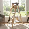 COSTWAY 151 cm tiragraffi e scala, albero per gatti a 5 Anteprima dell’immagine prodotto 2