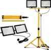 Izrielar Faretto da cantiere a LED, 2x100W Faretto 6500K Anteprima dell’immagine prodotto 1