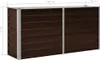 DELUKE® Hochbeet für Garten OSKAR Braun | 160x40x77cm | Produktbild-Vorschau 2