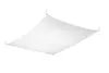 Deckenleuchte LUNA 3 weiß 6xG13 8,5W Stoff 15x105x130cm Produktbild-Vorschau 1