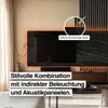 HEXIM Marmorplatten Optik 4 Stück 280x122 cm SPC Kunststoff Produktbild-Vorschau 6