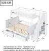 okwish Etagenbett 90*200/140*200cm, Kinderbett aus Produktbild-Vorschau 7