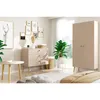 NATURA Armoire 87cm 5 Étagères Beige Macchiato Boho Pieds Voir les images du produit 9