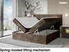 MEBLINI Boxspringbett mit Bettkasten - Gepolstert Produktbild-Vorschau 3