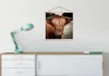 MuchoWow® Textilposter Schottisches Hochlandrind - Baum - Produktbild-Vorschau 3