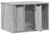 vidaXL Litter box Grey Sonoma 60x40x40 cm Materiál na bázi Náhled obrázku produktu 4