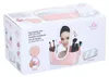 Edco Beautycase Make-up Organizer mit LED-Spiegel rosa Produktbild-Vorschau 1