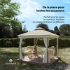 Blumfeldt Mondo Dual Tonnelle 3x3 - Double Toit & Voir les images du produit 2