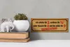 Holzschild Spruch 27x10cm arbeite für 2 verdiene für 1/2 Produktbild-Vorschau 5