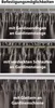 Three different ways to hang curtains are shown with text descriptions. Produktbild-Vorschau