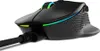 A close-up, side view of a black gaming mouse with RGB lighting. Podgląd zdjęcia produktu