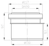 Bruckner Verbindungsreduktion 110/90mm Produktbild-Vorschau 2