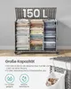 SONGMICS Wäschekorb, 160 L, mit Deckel, 3 Fächer, Produktbild-Vorschau 10