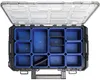 An open organizer box with multiple compartments, viewed from above. Náhled obrázku produktu