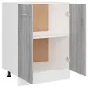 vidaXL Unterschrank Lyon Grau Sonoma 60x46x81,5 cm Produktbild-Vorschau 3
