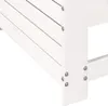 vidaXL Gartensofa mit Armlehne und Kissen Weiß Massivholz Produktbild-Vorschau 7