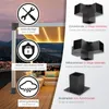 SOTECH Pfostenverbinder-Set 100 x 100 mm schwarz – 4x Produktbild-Vorschau 4