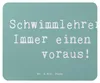 Mr. & Mrs. Panda Mouse Pad Spruch Schwimmlehrerin Zug Produktbild-Vorschau 1