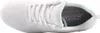 A top-down view of a white Skechers sneaker. Voir les images du produit