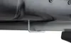 A close-up view of a metal bracket attached to a black object, likely part of a car roof box. Náhľad obrázku produktu