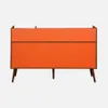 sweeek - Zweifarbiger Vintage XL Schallplattenschrank mit Produktbild-Vorschau 3