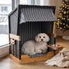 Webavita Hundestrandkorb Lassie mini grau rot schwarz Produktbild-Vorschau 5