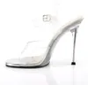 GALA-08 Damen Sandale von Fabulicious, Transparent EU 38, Produktbild-Vorschau 3