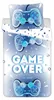 3D Bavlněné povlečení GAME OVER modré, 100% bavlna Rozměr Náhled obrázku produktu 1
