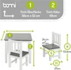BOMI® Holzsitzgruppe mit 4 Stühlen aus Massiv Holz für Produktbild-Vorschau 2