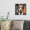 DEQOART Hybrid Leinwand Bild 30x30 cm 'Wildes Business' Produktbild-Vorschau 3